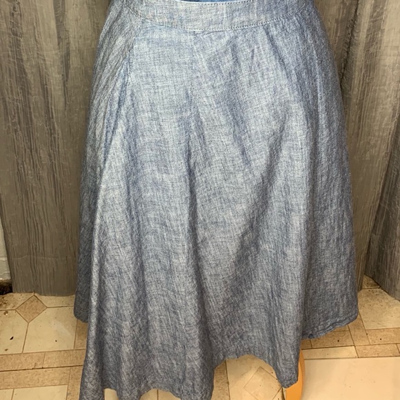 Lane Bryant Dresses & Skirts - Lane Bryant denim Chambray circle skirt. Size 16